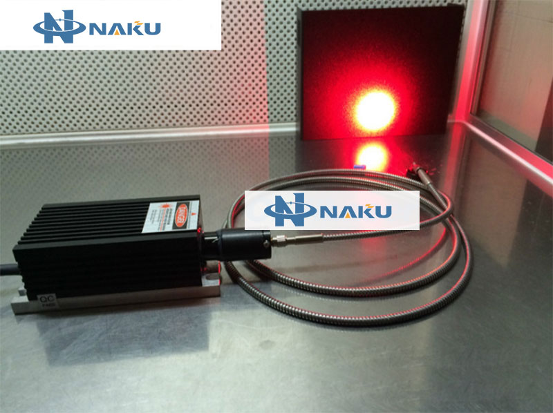 650nm/655nm/660nm 500mw~1000mw Red Fiber coupled laser with power supply